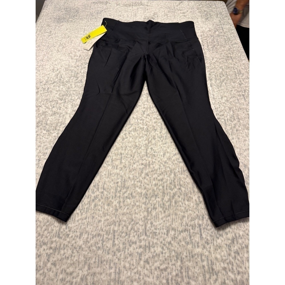 All in Motion‎ Women XXL Black High Rise 7/8 Length Leggings Effortless Support